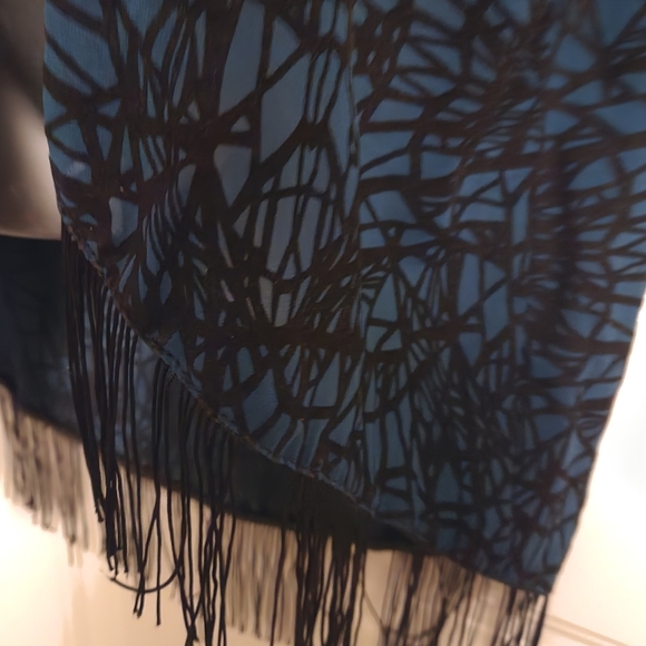 Hot Topic Duster M Blue Black - Picture 4 of 6